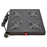 Conjunto de ventilacion con ventiladores 1U, para uso